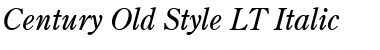 CenturyOldStyle LT Italic Font