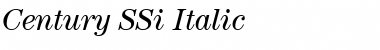 Century SSi Italic Font