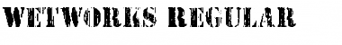 Wetworks Regular Font