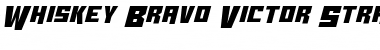 Download Whiskey Bravo Victor Straight Font