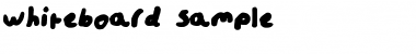 Download whiteboard_sample Font