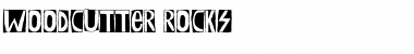 Woodcutter Rocks Regular Font