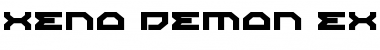 Xeno-Demon Expanded Expanded Font