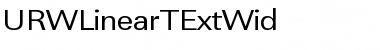 URWLinearTExtWid Regular Font