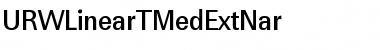 URWLinearTMedExtNar Regular Font