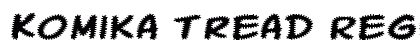 Komika Tread Regular font free download
