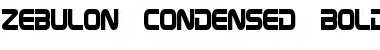 Zebulon Condensed Bold Font