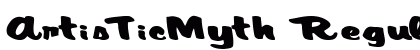 ArtisTicMyth Regular Font ArtisTicMyth Regular Font Preview