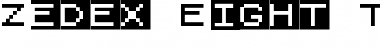 Zedex Eight T One Font