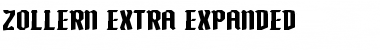 Zollern Extra-Expanded Font