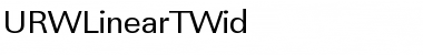 URWLinearTWid Regular Font