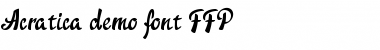 Acratica FFP Font