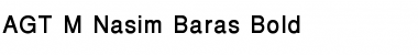 AGT M Nasim Baras Font