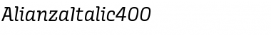 Alianza Italic 400 Font