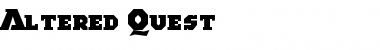 Download Altered Quest Font