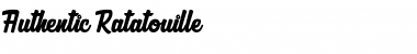 Authentic Ratatouille Regular Font