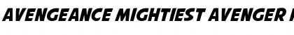 Avengeance Mightiest Avenger Regular Font