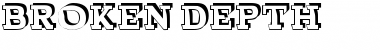 BROKEN DEPTH demo Regular Font