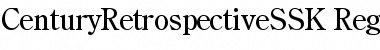 CenturyRetrospectiveSSK Font