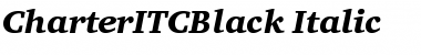 CharterITCBlack Italic