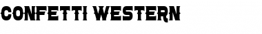 Confetti Western Regular Font