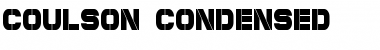 Coulson Condensed Regular Font