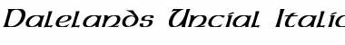 Dalelands Uncial Italic