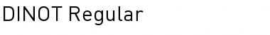 DINOT-Regular Regular Font