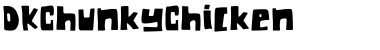 DK Chunky Chicken Regular Font