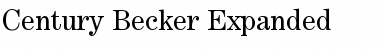 Century Becker Expanded Regular Font