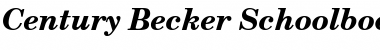 Century Becker Schoolbook Font