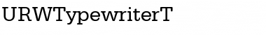 URWTypewriterT Regular