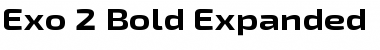 Exo 2 Bold Expanded Font
