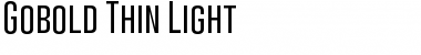 Gobold Thin Light Regular Font