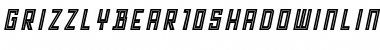 Download Grizzly Bear 10 Shadow Inline I Font
