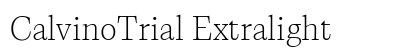 CalvinoTrial Extralight Preview