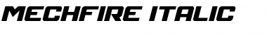 Mechfire Font