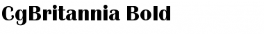 CgBritannia Bold Font
