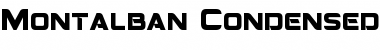 Montalban Condensed Bold Font