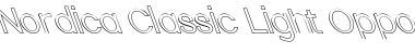 Nordica Plus NordicaClassicLightOpOblOl Font