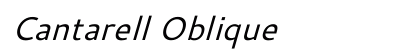 Cantarell Oblique preview