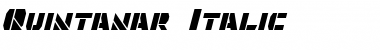Quintanar Italic Font