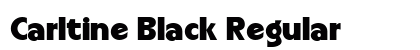 Carltine Black Regular font free download