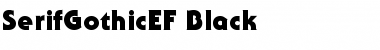 Download SerifGothicEF-Black Font