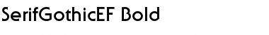 SerifGothicEF-Bold Regular Font