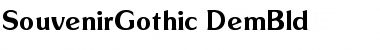 SouvenirGothic DemiBold Font