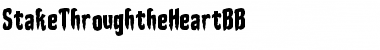Stake Through the Heart BB Regular Font