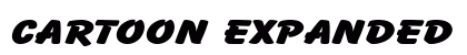 Cartoon Expanded Regular font free download