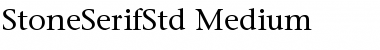 ITC Stone Serif Std Medium Font