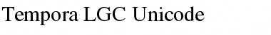 Tempora LGC Uni Regular Font